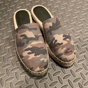 New splendid open back espadrilles size 7.5